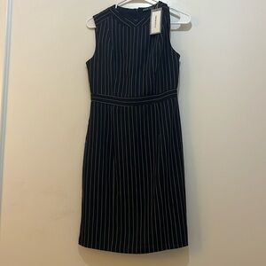 Striped sleeveless dress